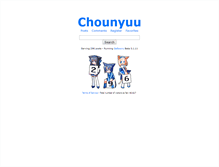 Tablet Screenshot of chounyuu.booru.org