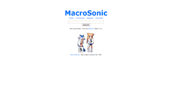 Desktop Screenshot of macrosonic.booru.org