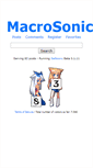 Mobile Screenshot of macrosonic.booru.org